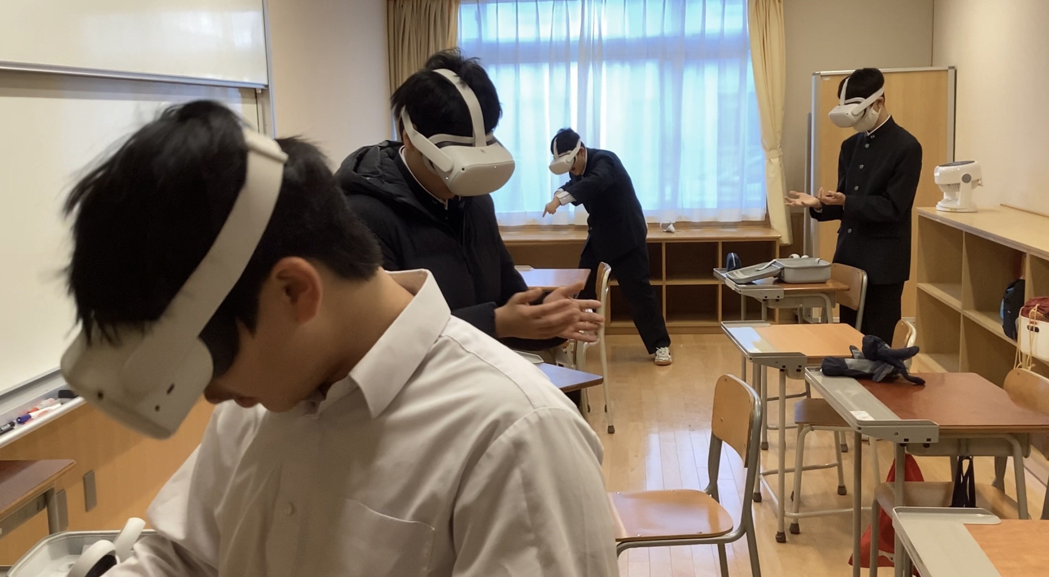 写真：VR朝学習