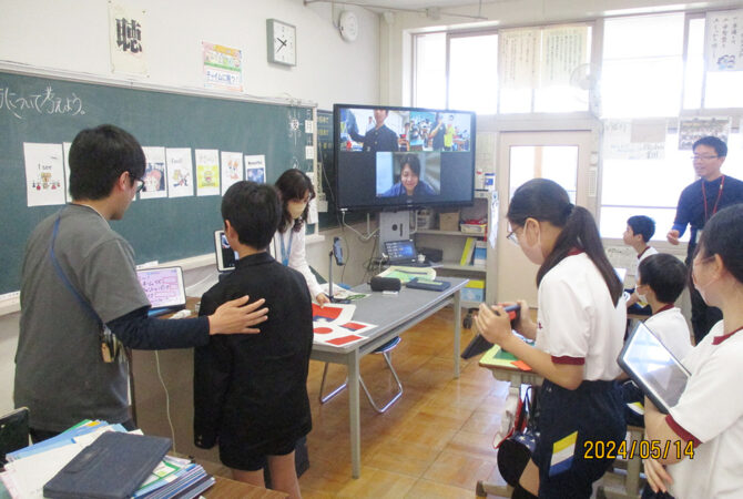 台湾の小学校との交流学習
